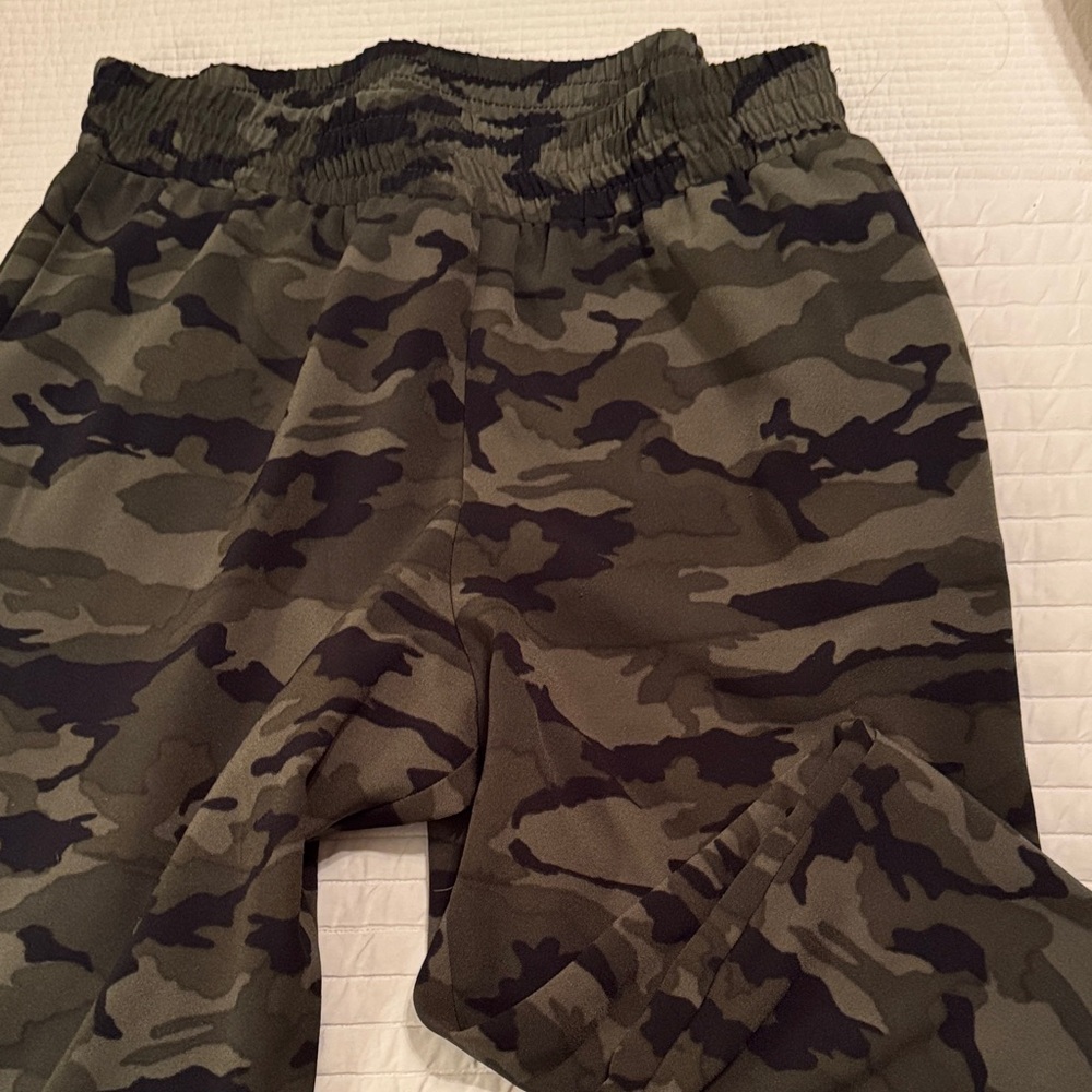 Aqua Green Camo Joggers